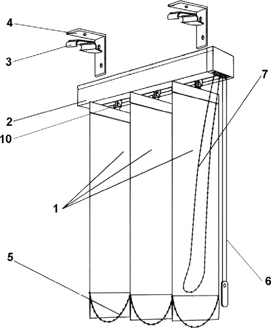 Инструкция по самостоятельному монтажу вертикальных жалюзи